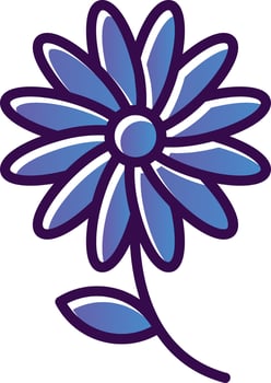 Flower Vector Icon Design