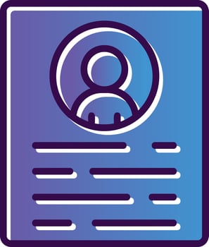 Resume Vector Icon Design