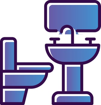 Toilet Vector Icon Design