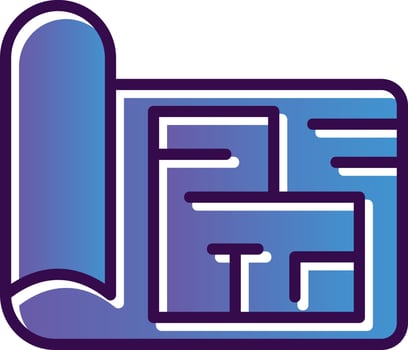 Blueprint Vector Icon Design
