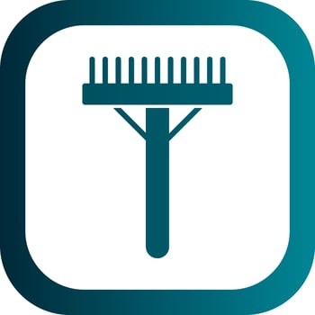 Rake Vector Icon Design