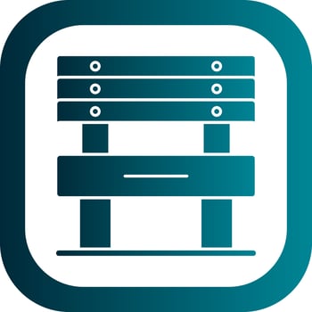 Bench Vector Icon Design