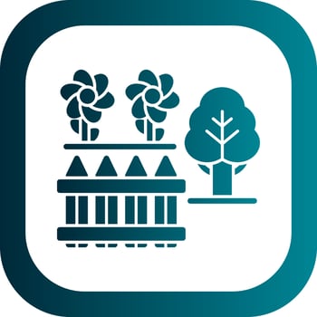 Back Garden Vector Icon Design