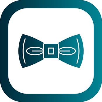 Bow Tie Vector Icon Design