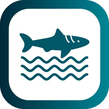 Shark Vector Icon Design