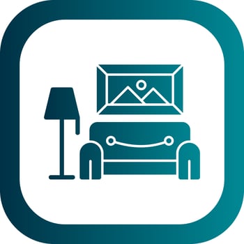 Living Room Vector Icon Design