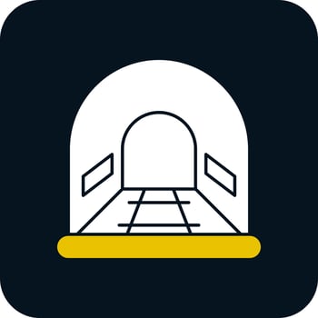 Tunnel Vector Icon Design