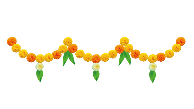 Toran marigold decoration ganapati diwali karwa choth navratri indian festivals png