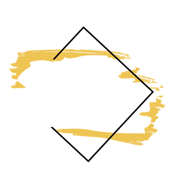 Artistic brush strokes with frame for text png