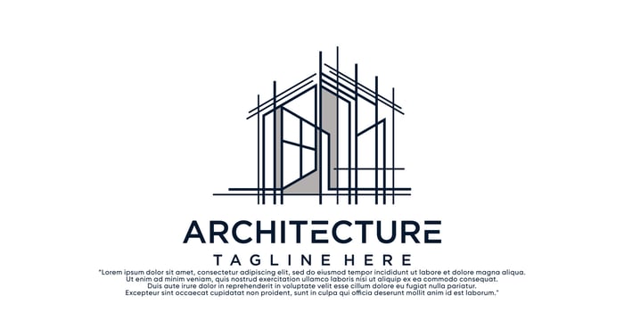 Building architecture logo design inspiration collection of architecture real estate logo Premium Vector