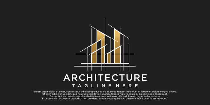 Building architecture logo design inspiration collection of architecture real estate logo Premium Vector