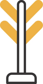 Coat Rack Vector Icon Design