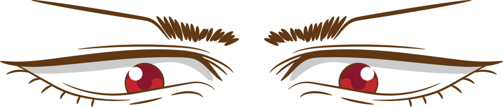 Anime eye png graphic clipart design