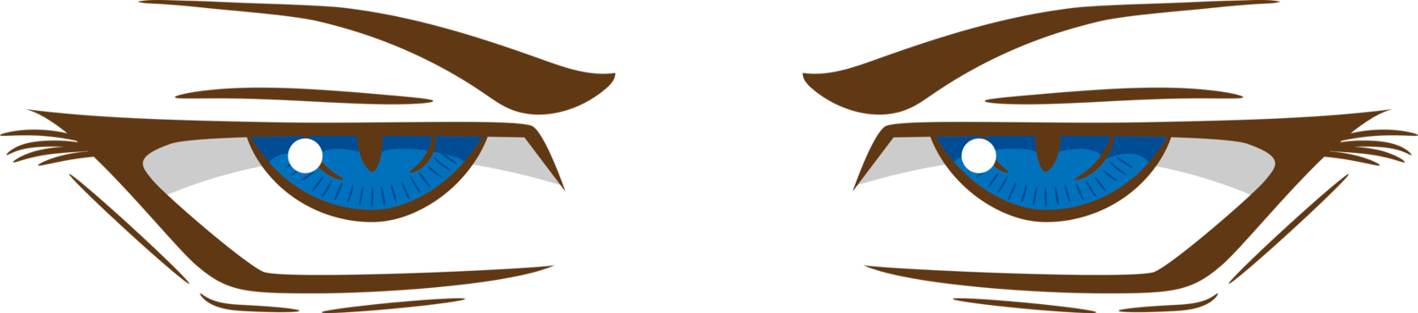Anime eye png graphic clipart design