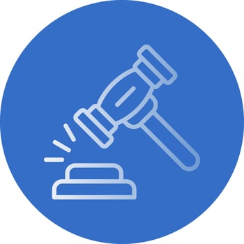 Justice Vector Icon Design