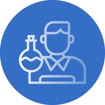 Scientist Vector Icon Design