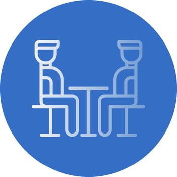 Meetup Vector Icon Design