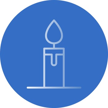 Candle Vector Icon Design