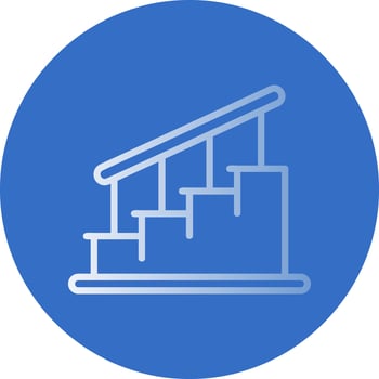 Stairs Vector Icon Design
