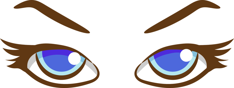 Cartoon eyes png graphic clipart design