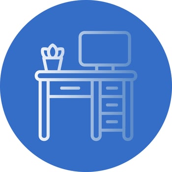 Desk Vector Icon Design