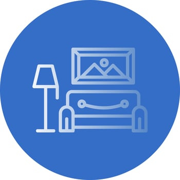 Living Room Vector Icon Design