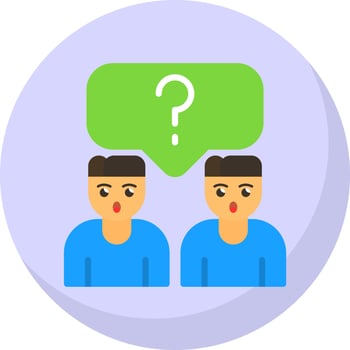 Question Vector Icon Design