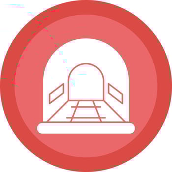 Tunnel Vector Icon Design