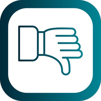 Dislike Vector Icon Design