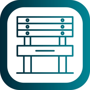Bench Vector Icon Design