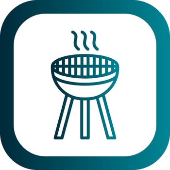 Grill Vector Icon Design
