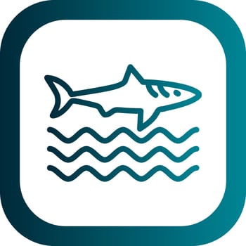 Shark Vector Icon Design