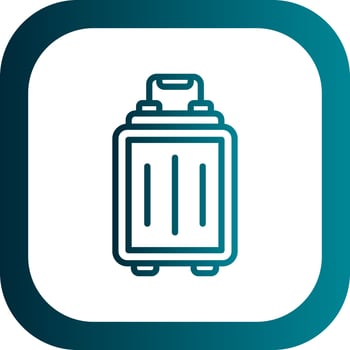 Luggage Vector Icon Design