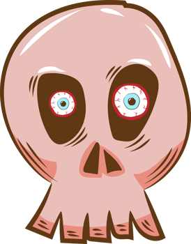 Skull png graphic clipart design