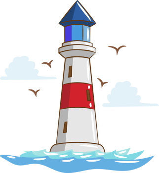 Lighthouse png graphic clipart design