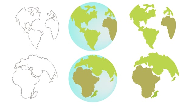 Clean green environment. Ecology concept and Environmental  design elements for sustainable energy development, Vector illustration Nature, ecology, organic, environment, banners.