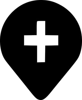 black and white of healthy icon vector