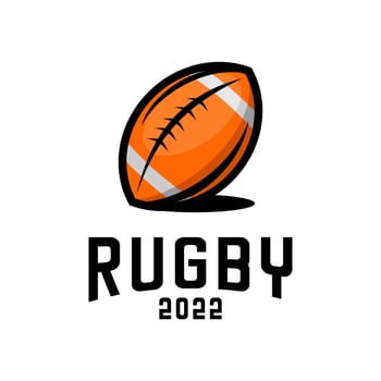 RUGBY BALL LOGO vector