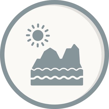 Glacier Vector Icon