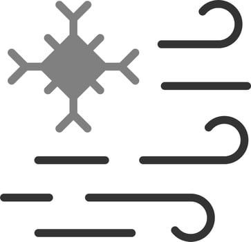 Cold Wave Vector Icon
