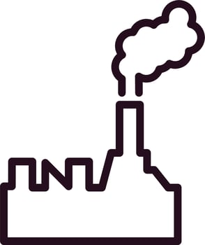 Oil Refinery Vector Icon