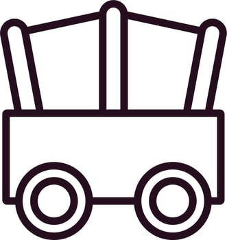 Wagon Vector Icon