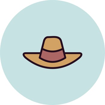 Cowboy Hat Vector Icon