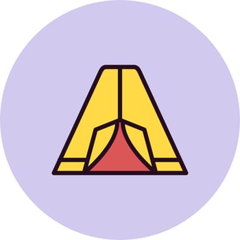 Tent Vector Icon