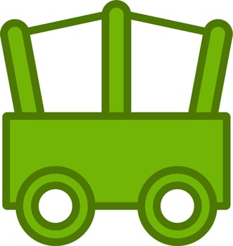 Wagon Vector Icon