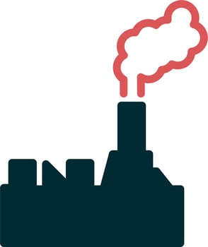 Oil Refinery Vector Icon