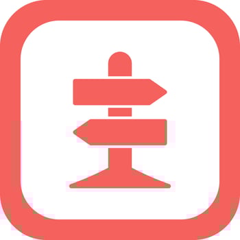Sign Post Vector Icon