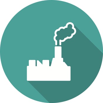 Oil Refinery Vector Icon