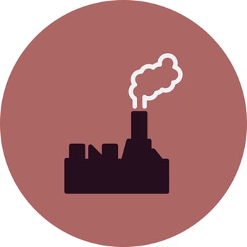 Oil Refinery Vector Icon
