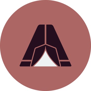 Tent Vector Icon